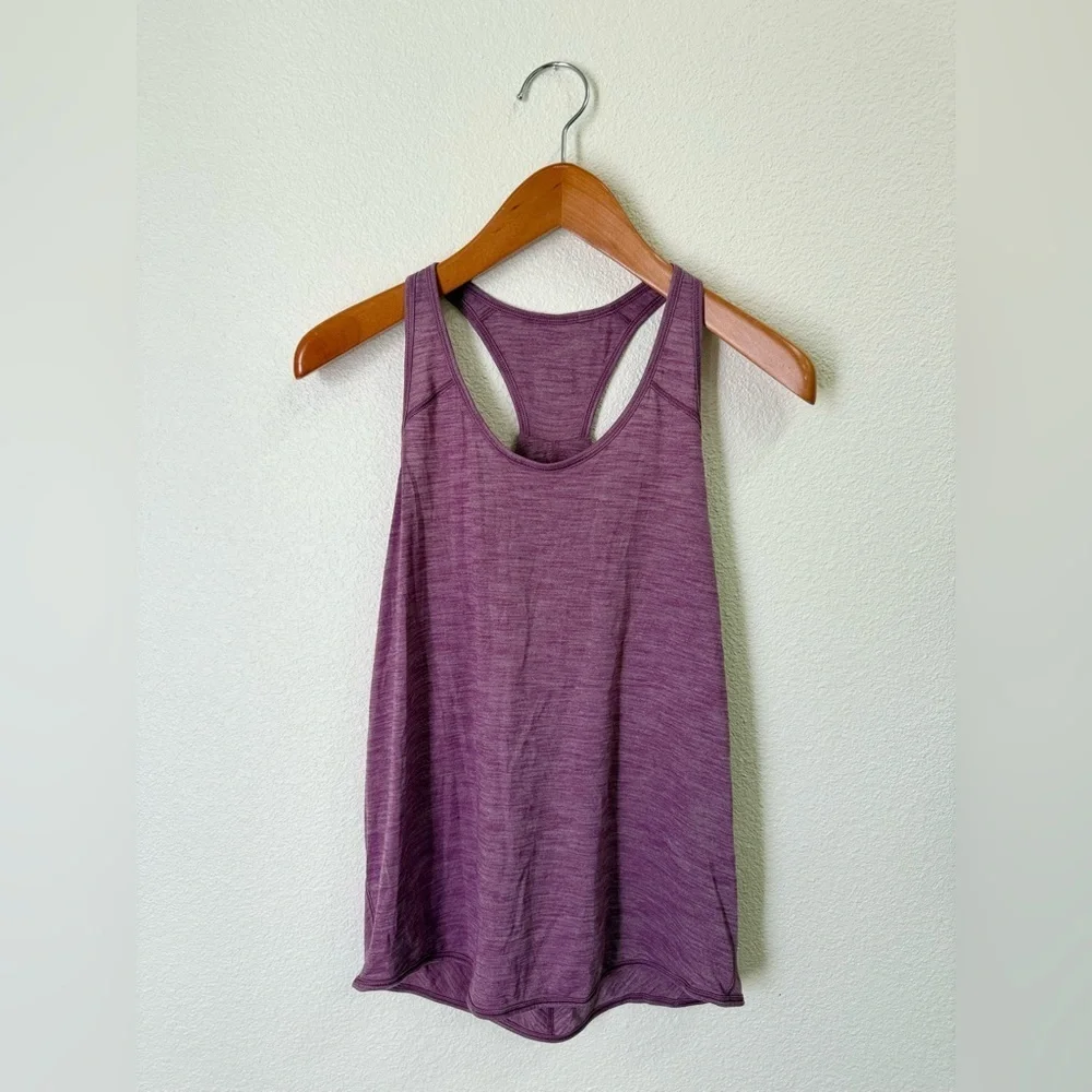 Lululemon Purple Essential Sport Workout Athletic Tank Top Women’s Size 8